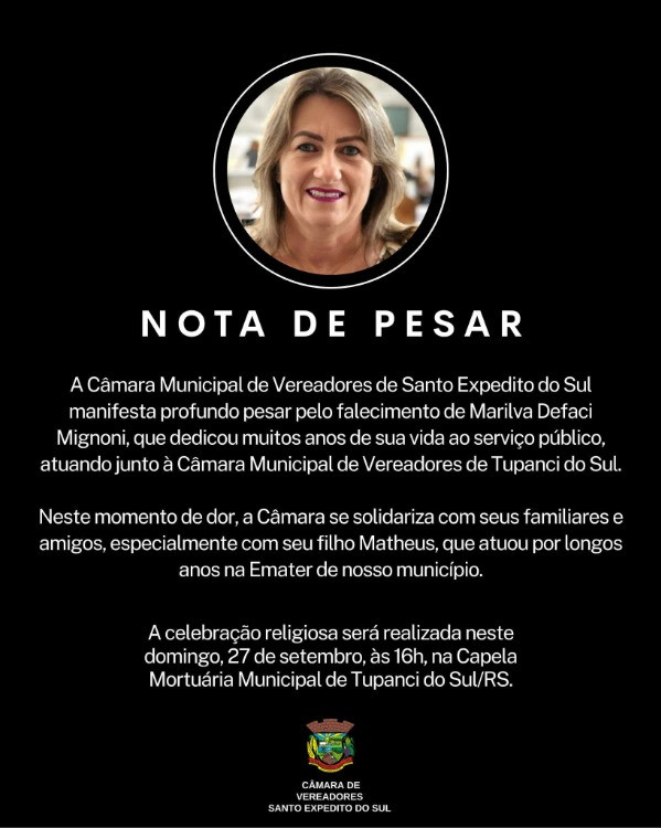 Nota de Pesar